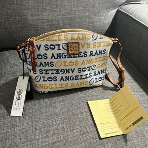 Dooney and Bourke Los Angeles Rams Suki crossbody NWT